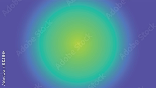 Vibrant abstract gradient with glowing center, evoking a sense of energy and warmth.