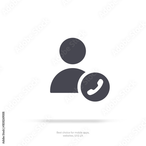 Phone calling icons. Streaming icon. Video call button. Collection of internet conversation buttons. Communication elements symbol. Stock vector EPS10.