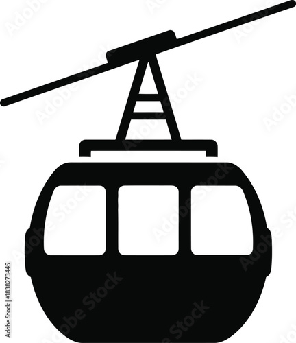 Cable Car Vector Icon