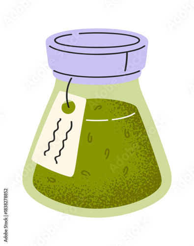 Green jelly, kiwi fruit jam