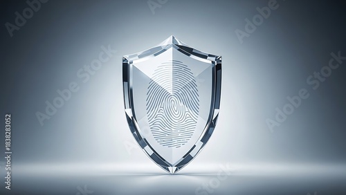 Crystal Shield - A Symbol of Security and Protection.