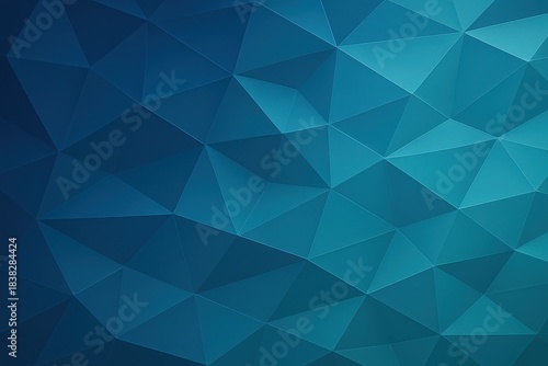 Navy Blue Low Poly Geometric Dark Surface with Deep Faceted Polygon Modern Abstract Texture
