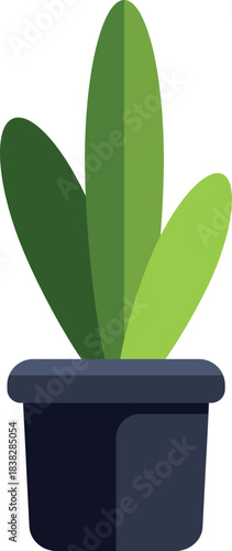 Potted plant representing nature, growth, and environmental concepts