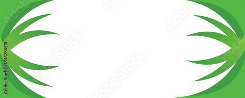 Modern green banner background. Graphic design banner pattern background template with dynamic wave shapes. vector ilustrasi