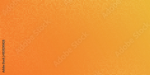 Yellow tech finance background abstract pixel element network with blurred abstract orange gradient vector background. eps10