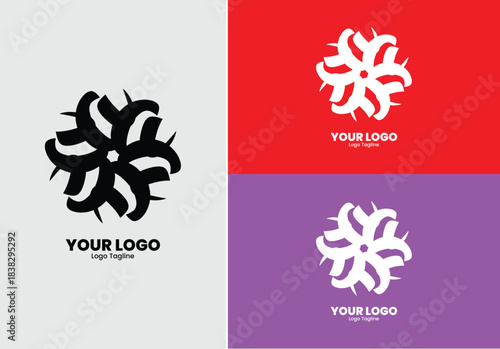 Minimal Symmetrical Logo Mark Classic Fashion, Furniture & Hospitality Brand Identity