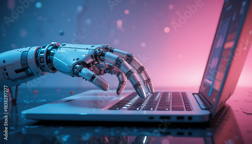 Robotic Process Automation (RPA) in Technology Depiction Showcasing Intelligent Workflow Automation, Software Bots, Process Optimization, AI Integration, and Scalable Enterprise Solutions