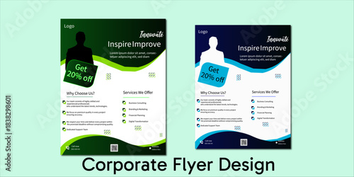 Professional Corporate Company Marketing Promotion Flyer