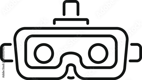 Vr headset offers access to immersive digital environments, enhancing gaming, entertainment, and various other applications