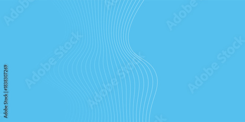 Vector Illustration of the blue pattern of white lines abstract background. Eps10