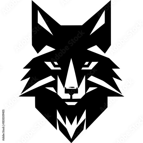 Fox Head Icon: A sleek, modern illustration of a fox head, rendered in bold black lines. Its geometric design and sharp angles convey a sense of strength, intelligence, and a touch of wildness. 