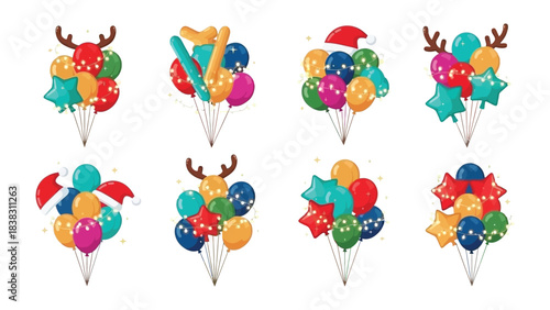 Balloons for Every Celebration: a vibrant collection of balloons, decorated with festive themes, perfect for any special event.