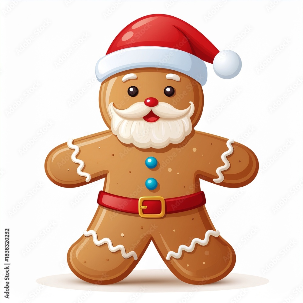 Fototapeta premium christmas gingerbread man