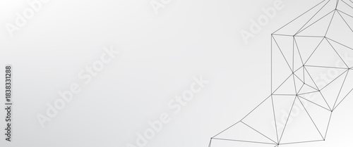 abstract polygonal background and connecting dots and lines. Digital technology with plexus background and space for your text. abstract technology background.