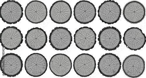 Vector silhouette collection of antique and ornate door knockers in various intricate designs, illustrating architectural hardware, vintage home decor, and entrance elements.