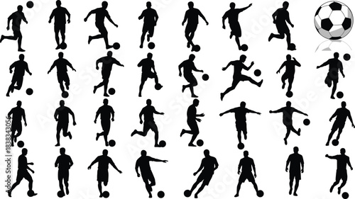 Vector silhouette collection of fashionable female models in various elegant dresses and gowns, illustrating high fashion, beauty, glamour, and professional apparel modeling.