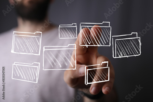 Conceptual image of a perso...