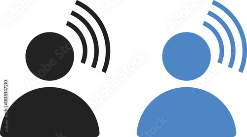 Influencer Icon Set. Social Media Marketing and Content Creator Symbols 