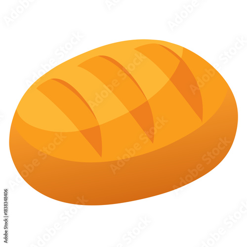 Loaf of bread vector illustration