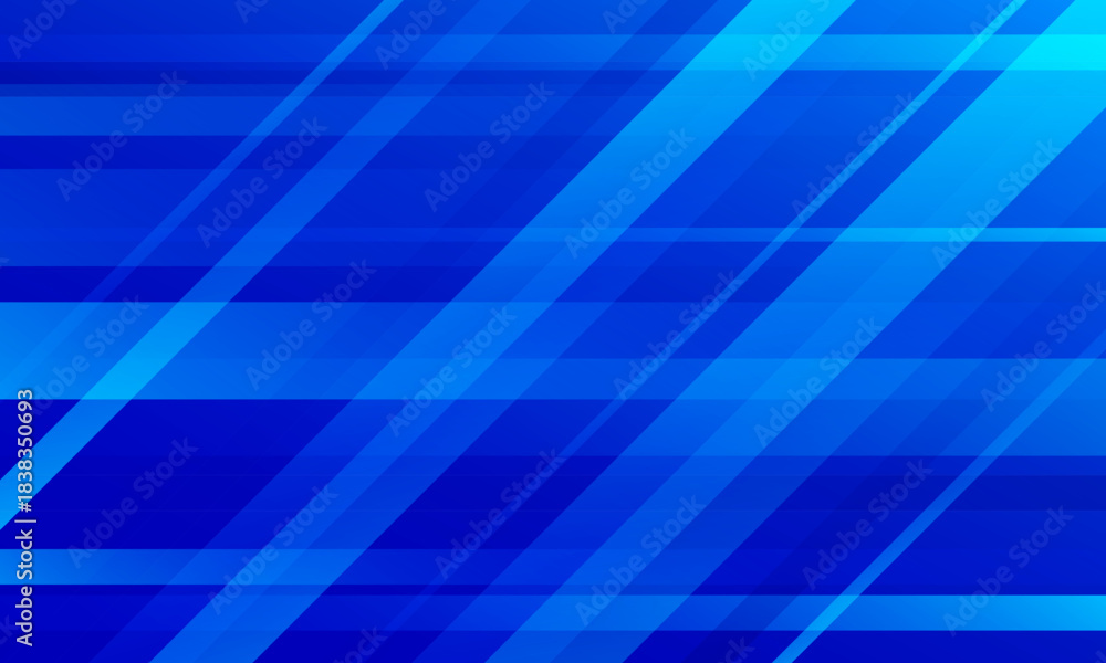 Fototapeta premium Abstract blue geometric background. Vector illustration