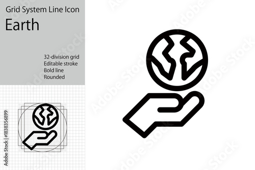 Icons related to global environmental protection and the SDGs