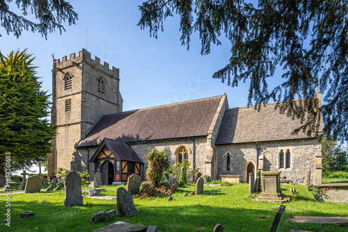 The parish church of St Mary (dating back to the 13th century) in the village of Priors Norton, Gloucestershire, England UK