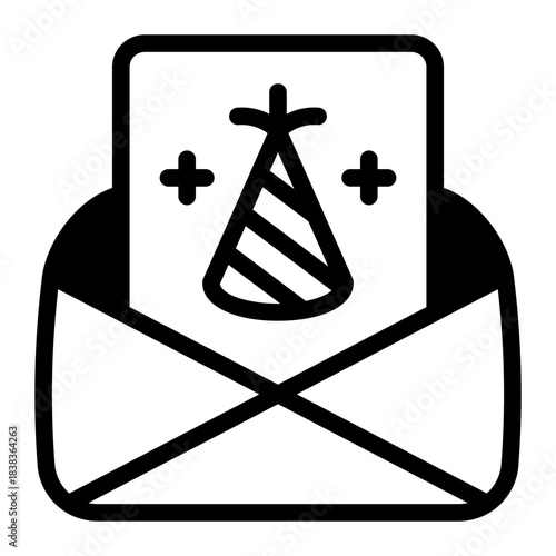 This Party Invitation icon is suitable for party or event.