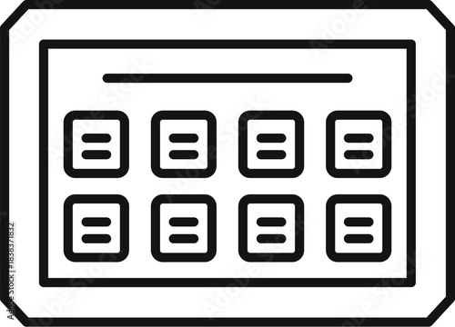 Calculator interface with numerical input and function buttons for computations