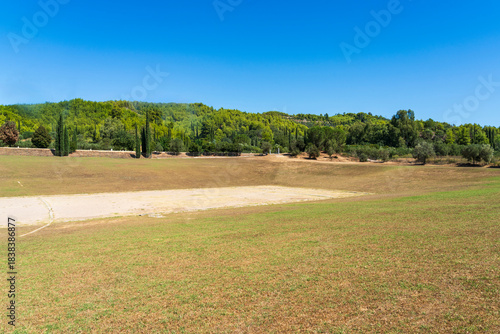 The stadium at Olympia Greece - home of the ancient Olympic Games