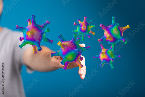 Artistic depiction of color...