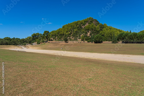The stadium at Olympia Greece - home of the ancient Olympic Games