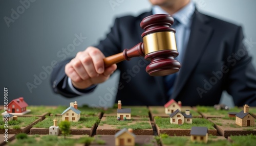Property auction planning legal aspects for residential development in urban environments businessman perspective