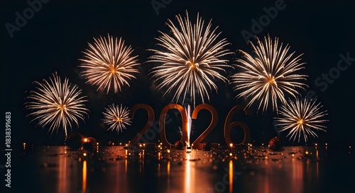 fireworks over the river