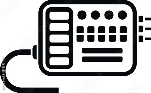 Intercom device presenting controls for voice communication