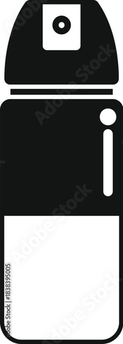 Aerosol canister representing personal protection and security equipment