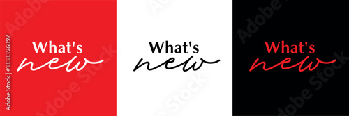 what's new text information sign