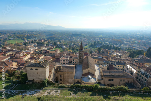 Wallpaper Mural Panoramic view of Palestrina, an ancient town in the province of Rome, Italy. Torontodigital.ca