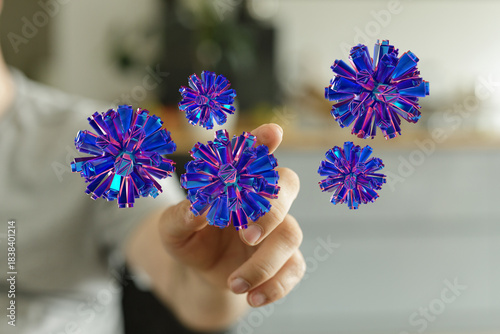 Digitally rendered image sh...