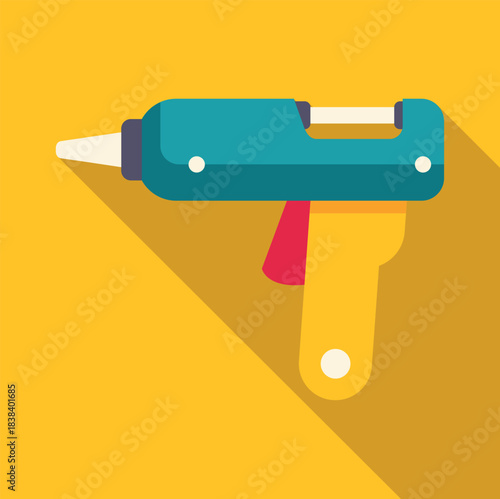 Glue gun creating strong bonds for diy repair and creative crafting