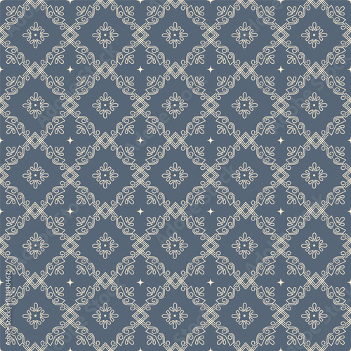 Ethnic tribal background. Seamless tribal pattern. Folk embroidery, traditional geometric ornament. Design for fabric, textile, print, rug etc.