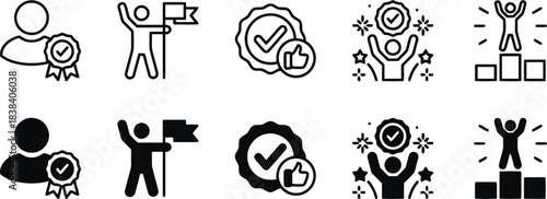 winner, thumbs, medal, five, person, error, awards, success, champion, failed, podium, symbol, icon, depicting, featuring, design, badge, illustration, keywords:, victory, celebration, icons