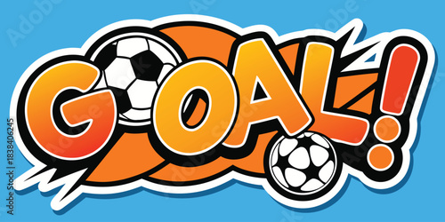 Cute soccer sticker sheet collection, kawaii cartoon vector illustrations of football elements, trophy and fan gear with white border.