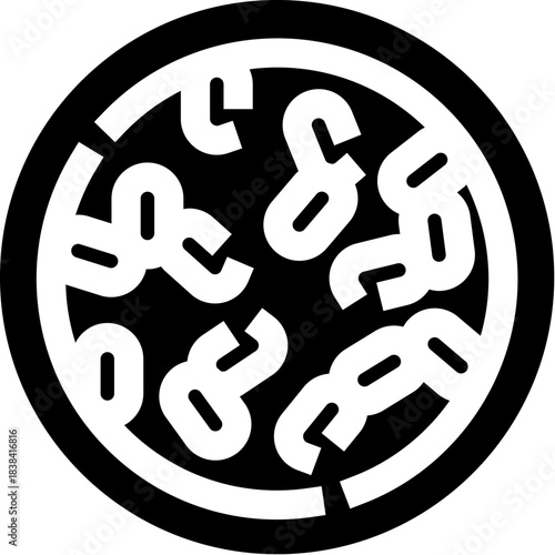 Pizza pie icon representing fast food concept