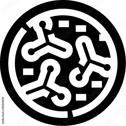 Pizza icon representing modern digital food technology