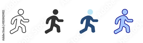 Activity Icon Set. Designed In Multi Style