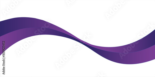 Vector purple line background curve element with white space for text and message design, overlapping layers, eps 10