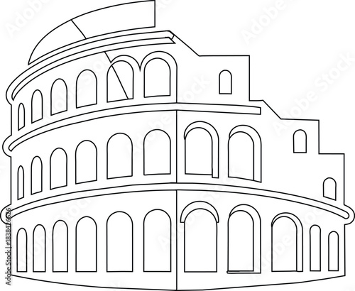 vector illustration of church