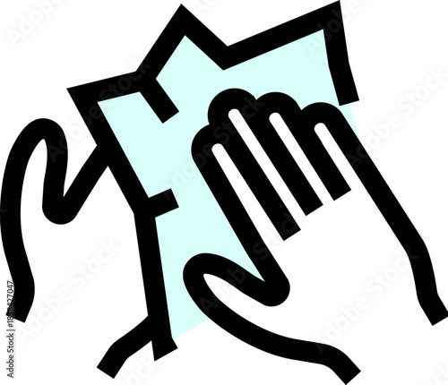 Hands crumpling paper representing stress and frustration icon