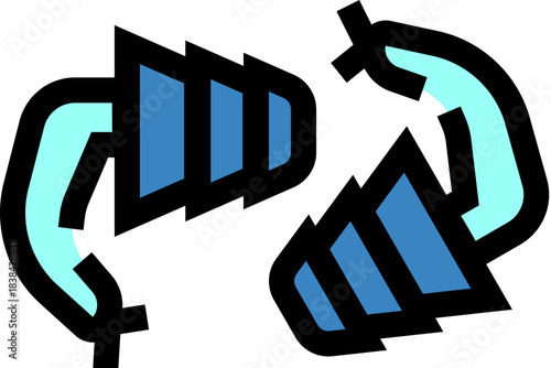 Reusable earplugs providing hearing protection from noise