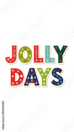 Colorful letters spelling 